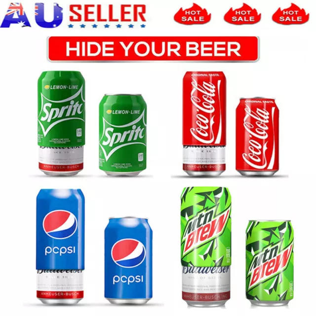 5X Hide A Beer Can Covers Bottle Sleeve Case Cola Cup Cover Bottle Hide Beverage