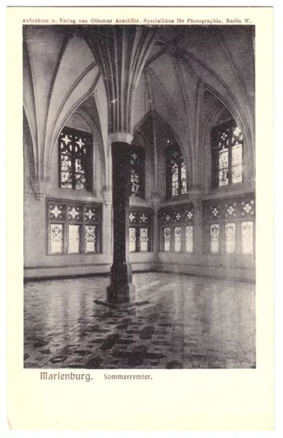 AK, Marienburg Westpr., Malbork, Die Marienburg, Sommeremter, 1912