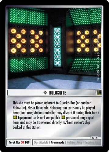 Holosuite - Holodeck Adventures - Star Trek CCG 1E