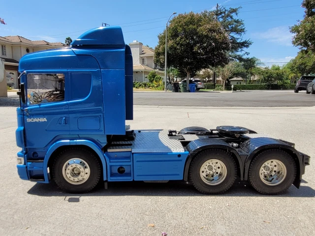 Tamiya RC 1/14 Globeliner Piastra Visiera Solare Semi Camion Caduta - Foto 10