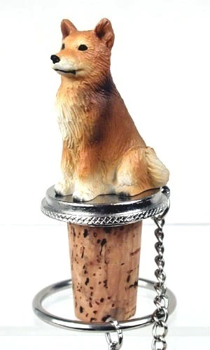 Finnish Spitz Dog Wine Stopper Finnish Spitz Dog Wine Stopper