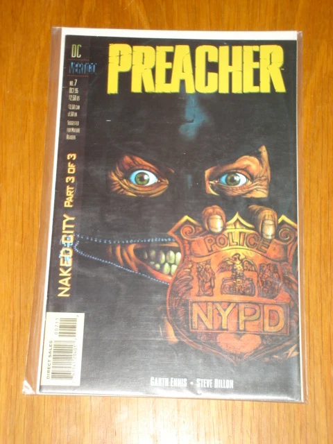 Preacher #7 Vol 1 Dc Vertigo Comic Garth Ennis Fabry October 1995