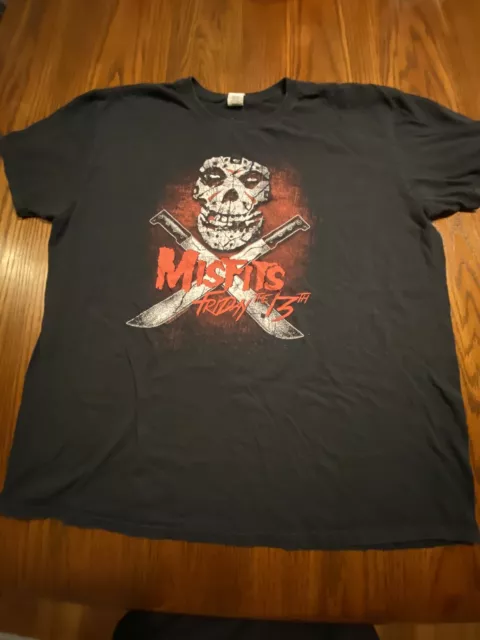 Misfits Friday The 13th Shirt OFFICIAL LEGIT 2XL FREE SHIPPING!!! 2