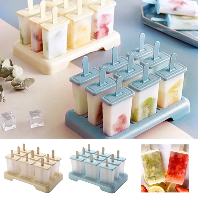 Creativa Palo de Madera Estilo Caja de Hielo Cocina Hágalo usted mismo Accesorios Casera Caja de Hielo En