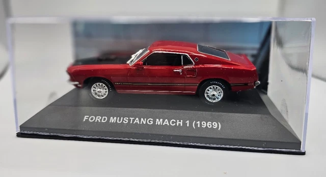 Modèle Réduit Altaya 1/43 – Ford Mustang Mach 1 Concept 1968 – Neuf Sous Blister – N°38