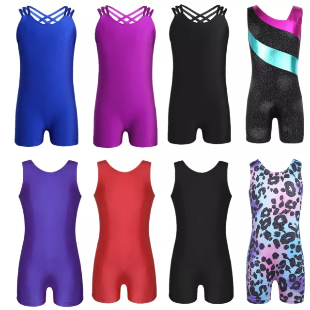 Baby Girls Ballet Dance Jumpsuit Kids Yoga Leotard Gymnastics Gymnastic Bodysuit