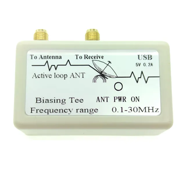 Antenna Active Loop ANT SMA 5 V bias-T alimentatore presa SMA alimentatore unità mv