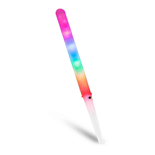 Zuckerwattestäbchen LED 7 Modi Bpa Freier Kunststoff Inkl. Batterien 50 Stück