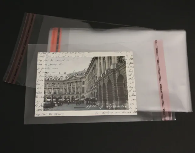 1000 X Pieza din A6 B6 C6 Hochtransparente Fundas para 3D Tarjetas Fotos Postal