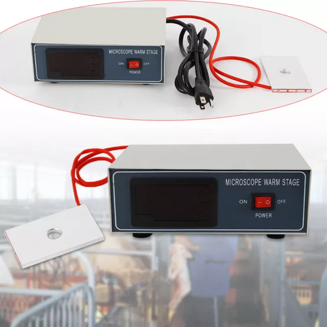 10Lab Use Digital Heated Object Stage For Microscopes Temperature Control Board
