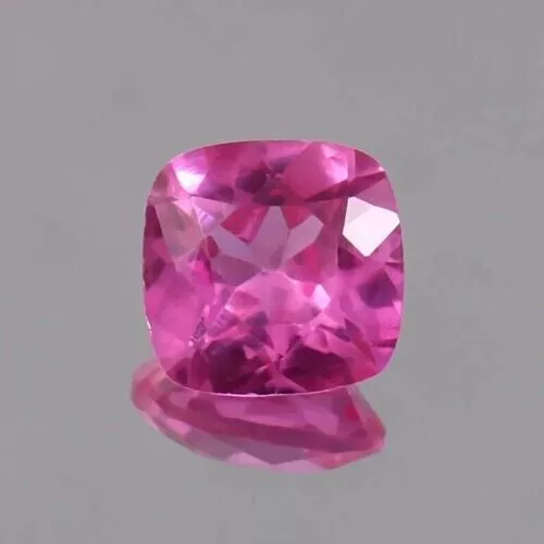 6 Cts Natural Pink Kunzite Certified Cushion Cut Kunzite Loose Gemstone I563