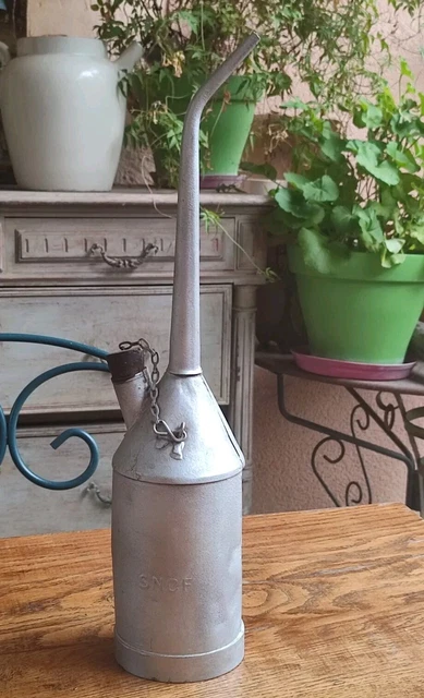 Burette à Huile Ancienne MG La Française – Pour Voitures Françaises Classiques, Occasion, Fonctionnelle