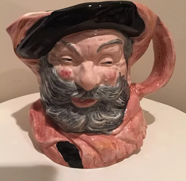 Royal Doulton D6287 Large Toby Mug "Falstaff" COPR 1949 - 6.25” EUC