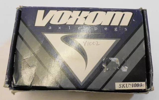 Voxom BMX Stunt Pegs 14mm  unthreaded   New old stock