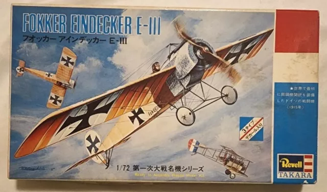 Revell Takara 1/72 Fokker Eindecker E-III Model Kit