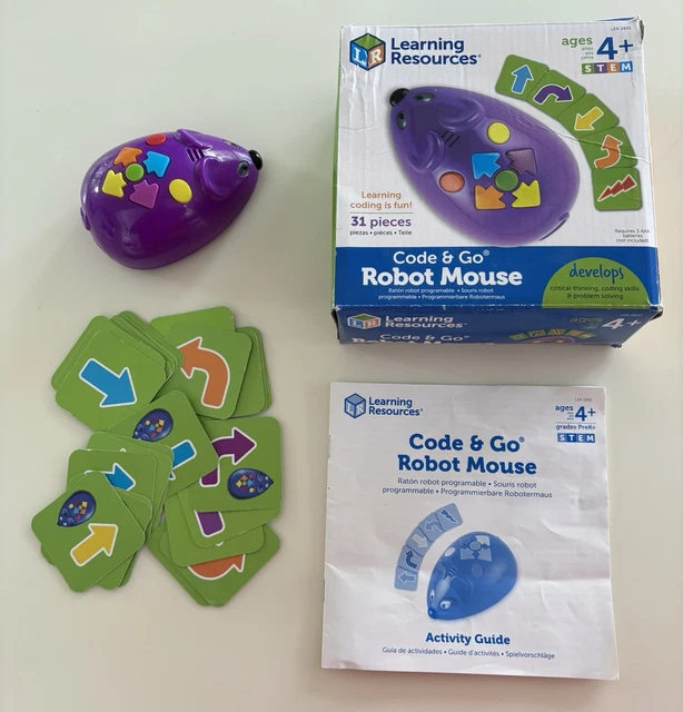 LEARNING RESOURCES CODE & Go Robot Mouse STEM Toy 4+ £15.59 - PicClick UK