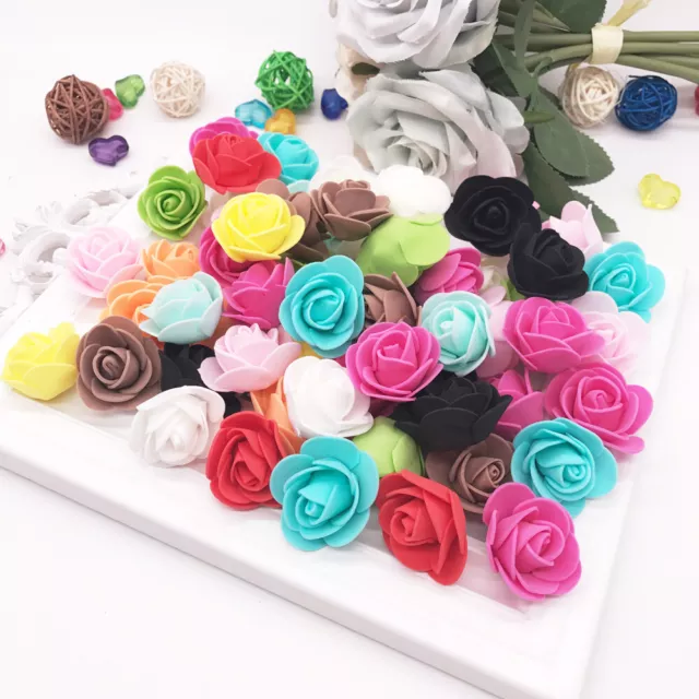 Craft Wedding Decoration Foam Rose Flower Party Supplies Artificial Flowers