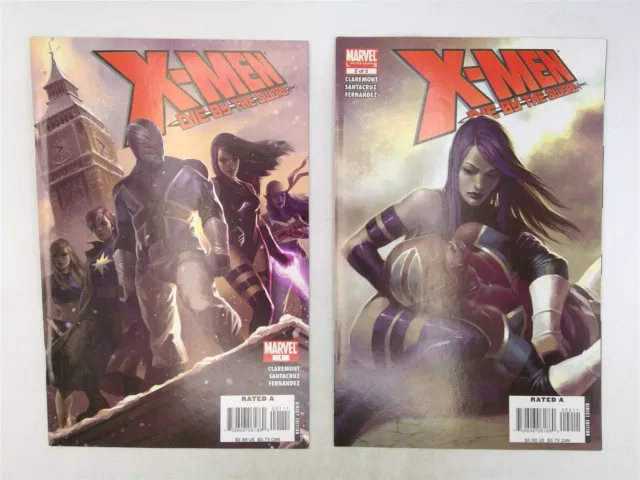 X-Men: Die by the Sword #1 & 2 (of 5) Marvel Comics 2007 FN Chris Claremont