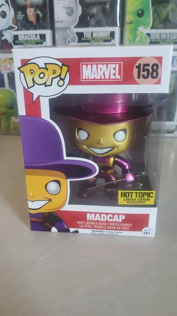 FUNKO POP! Marvel Madcap #158 METALLIC Hot Topic Exclusive Deadpool MINT ‼️‼️‼️
