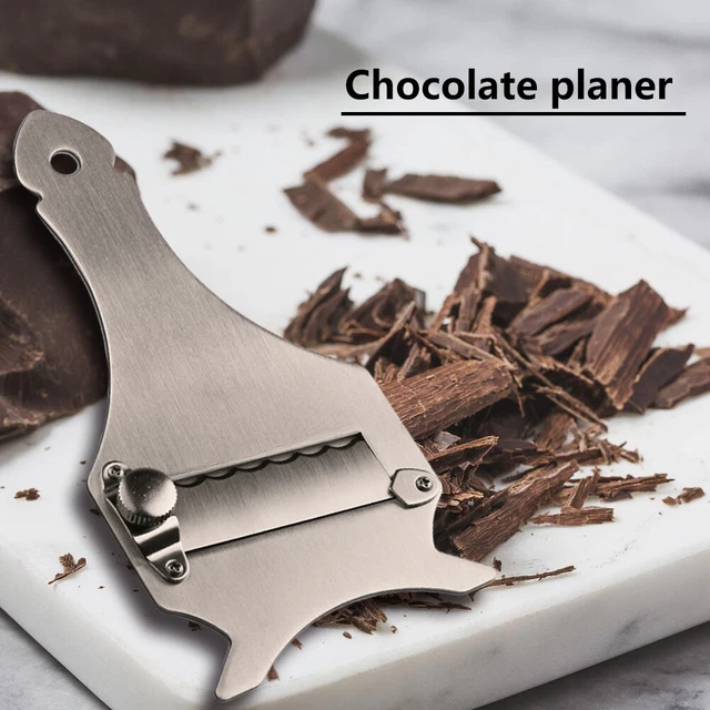 STEEL CHOCOLATE PLANER Cheese Cutter Truffle Butter Roll Slicer Kitchen