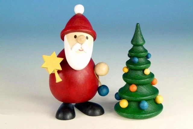 4 anciens ornements de sapin de Noël vintage en carton décoration jouet