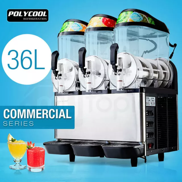 POLYCOOL 36L Slushie Machine Granita Commercial Slushy Maker