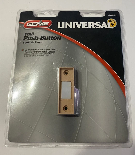 GENIE GWBBL UNIVERSAL Wall Push Button Garage Door Opener Switch