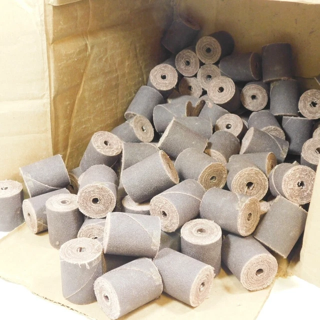 Merit 77696067758 Cartridge Roll 1-1/4" x 1-1/2" x 1/4" 100 Grit R228 Box of 90