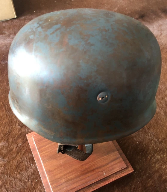 Fallschirmjäger Barettabzeichen – Wandschild 16x20 Cm In Edler Kirschbaumoptik Mit Gold
