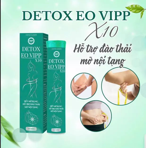 5 x Giam can Detox eo Vipp 10 perte de poids 100 % naturelle