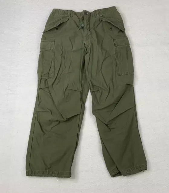 US ARMY 70S Vietnam War M65 Cold Weather Trousers Cargo 8415-782-2954 Med  31x27 $222.88 - PicClick
