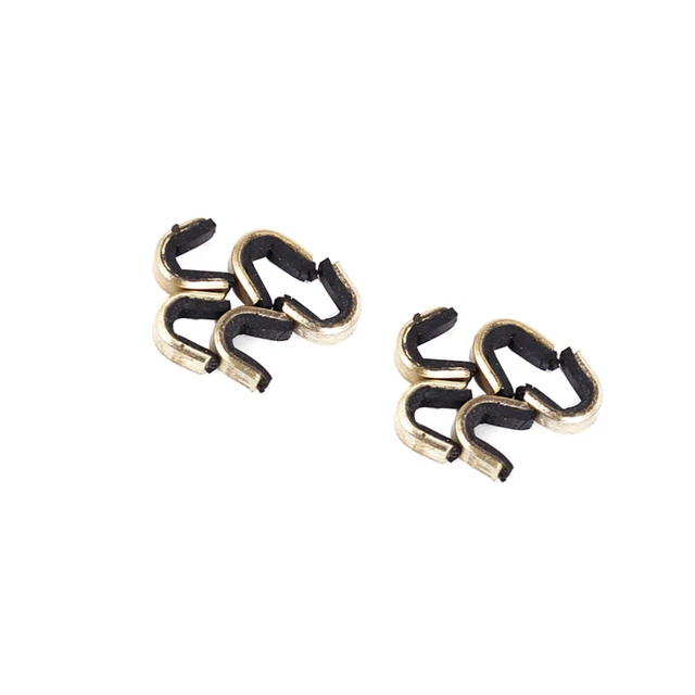 10 Pcs Boucle De Positionnement D'arc Clip De Corde D'arc Boucle En Cuivre