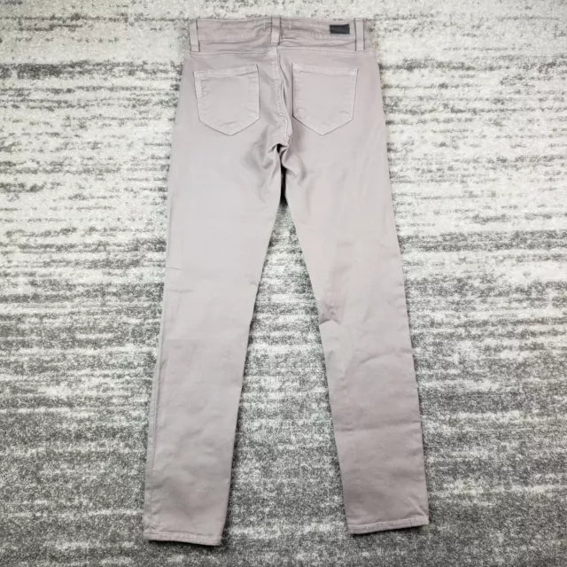 Paige Jeans Womens Sz 24 Measured 26 Skyline Ankle Peg Low Rise Tan Denim