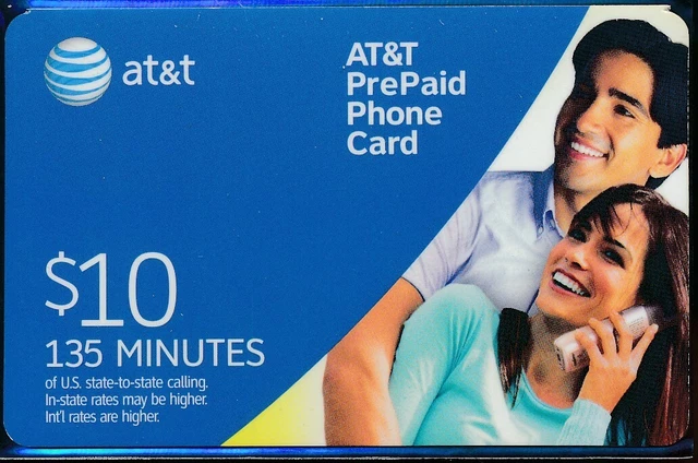 Carta Prepagata At&t 10$ Rif. Naj 10/2