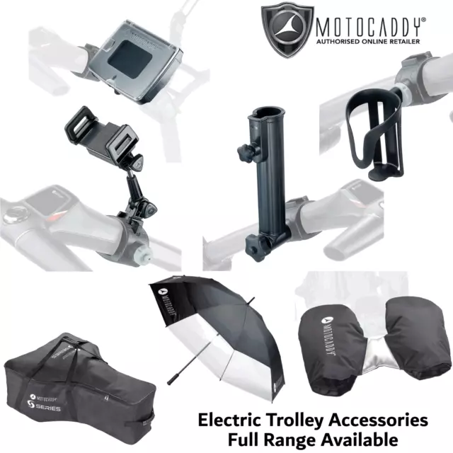 Motocaddy Golf Trolley Accessories Umbrella Holder Gps Holder Scorecard Holder