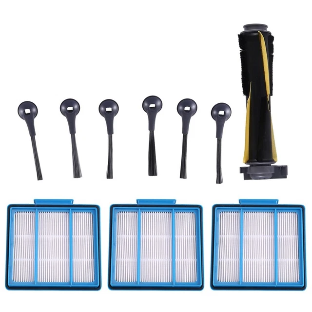 Kit De Pièces De Rechange Pour Robot Aspirateur Lefant M1 M2 Pro - 5 Filtres + 4 Brosses Latérales + 1 Brosse De Nettoyage - 4
