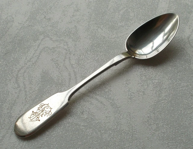 Raro Elegante Cucchiaino Di 84er/875 Argento Sterling st-Peterburg 1880 #6