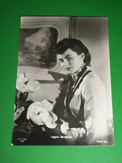 Foto Cartolina Cinema Teatro Lirica - Attrice Ingrid Bergman - 1940 ca