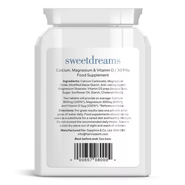 Sweet Dreams Tiefe Entspannung Schlaftabletten - Schlafhilfe 100 % Natürliches Kraut 2