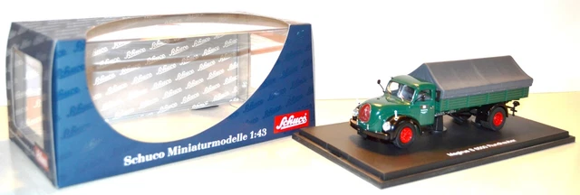 SCHUCO 1/43. MAGIRUS-DEUTZ S6500 1955 Rundhauber "HR-Transporte". Réf. 03161. EUR 55,20