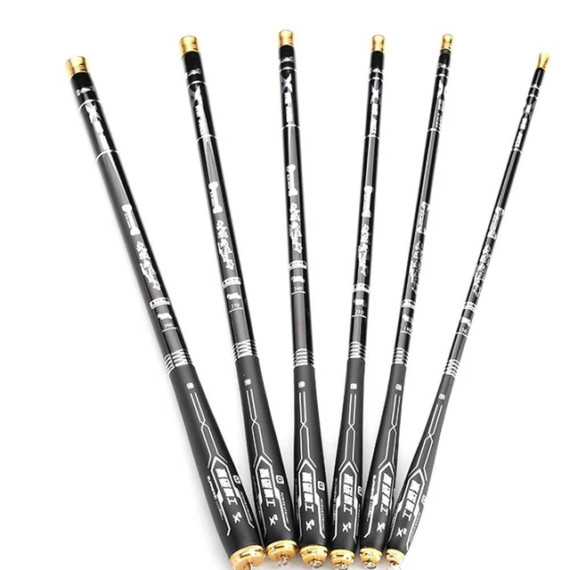 Canne p che t lescopique ultra l g re mat de filage en fibre de ... - eBay