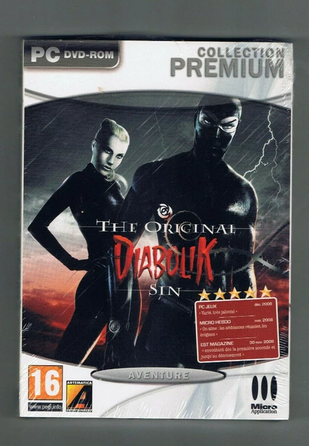 The Original Diabolik Sin . Jeux Pc Dvd Rom Neuf Scelle Premium