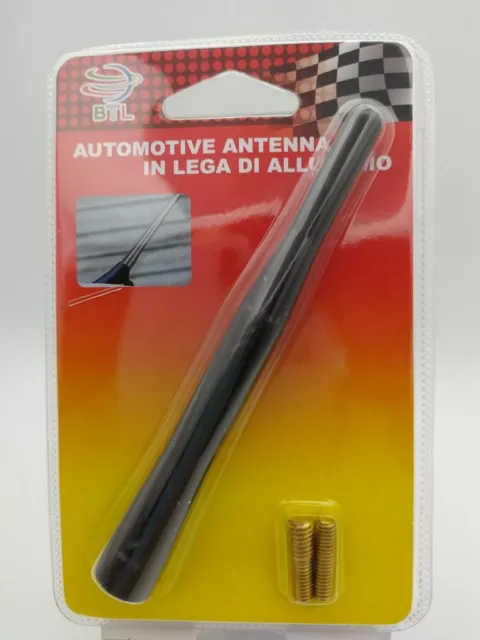 Mini Antenna Radio Auto AutoRadio Universale Adattatori Esterna Nera 8307 awe