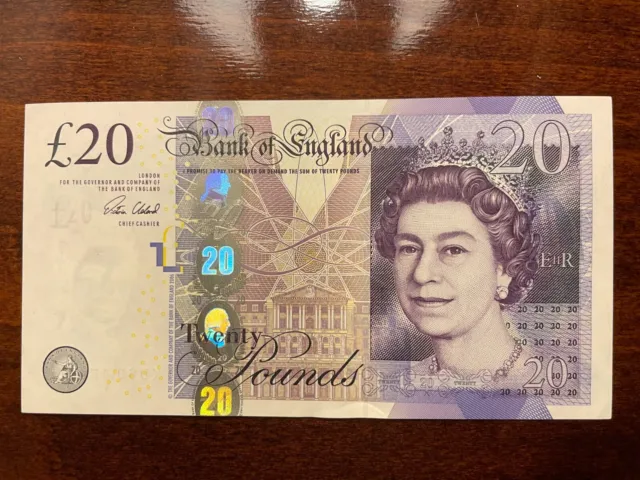 Bank of England 20 pounds 2006 UNC
