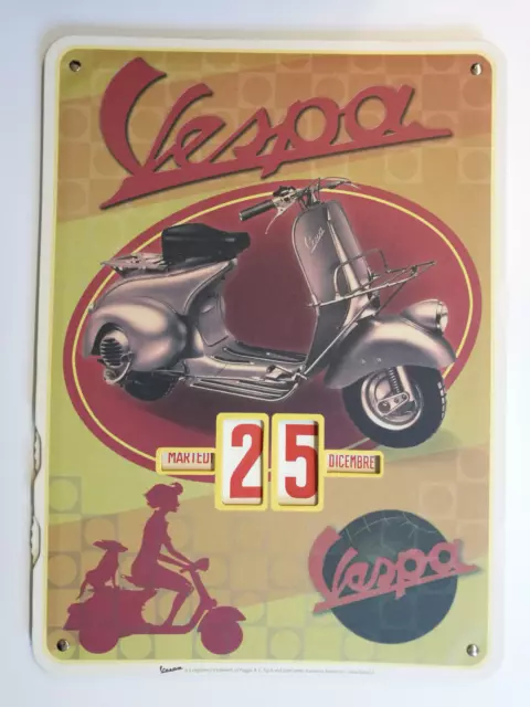 Calendario perpetuo Vespa vintage
