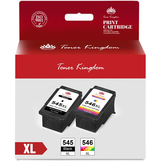 Druckerpatronen PG-545XL CL-546XL für Canon Pixma MX495 MG3050 TS3150 TR4550