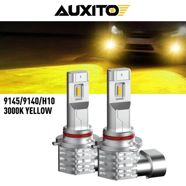 For Ford F150 2004-2021 Bright Golden Yellow 9145 9140 H10 LED Fog Light Bulb US
