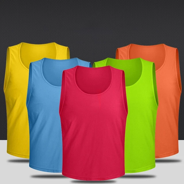 Gilet calcio nuovissimo maglia bavaglino canottiere rete rugby