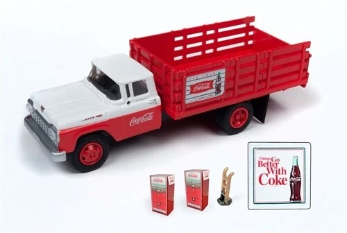 HO Coca-Cola 1960 Ford Stake Bed Truck w/Vending Machines - Mini Metals #40006 HO Coca-Cola 1960 Ford Stake Bed Truck w/Vending Machines - Mini Metals #40006