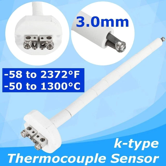 CAVO LUNGO 1 m sonda termocoppia professionale tipo K EUR 5,26